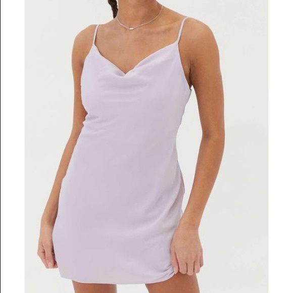 urban outfitters purple slip dress UO Romi Open-Back Maxi Slip Dress
